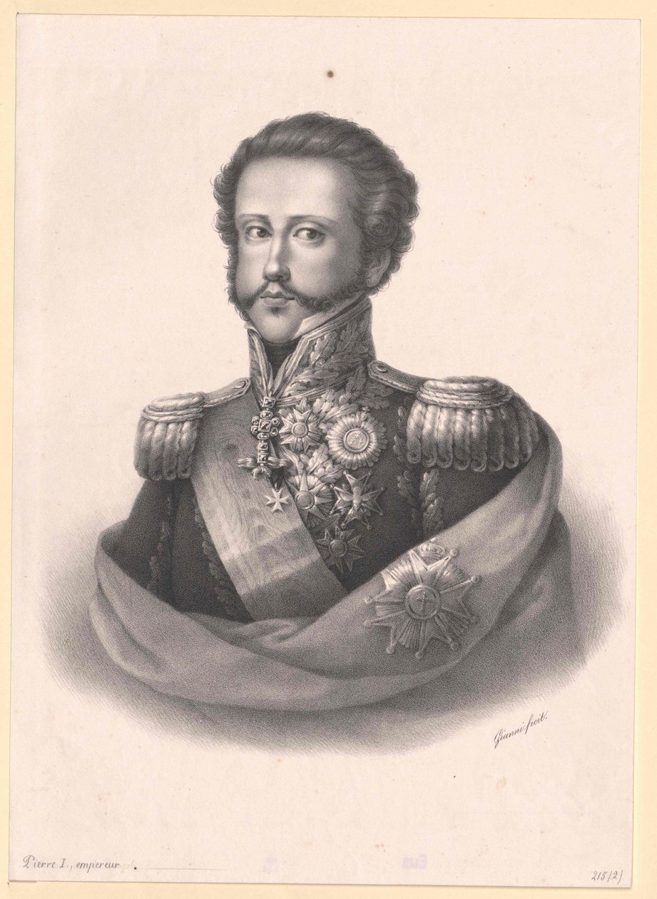 Imperador do Brasil Pedro I de Artist Unknown