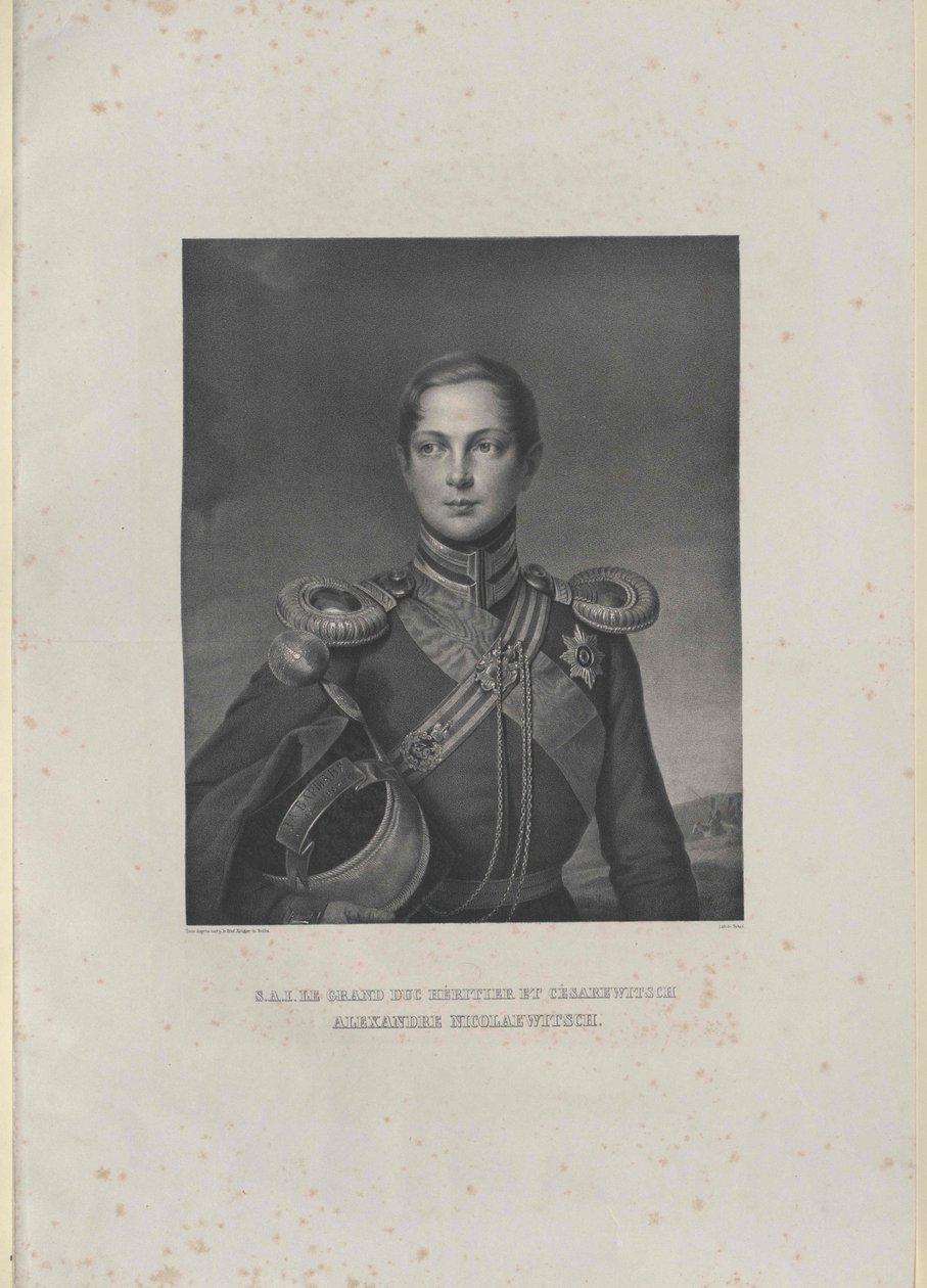 Imperador da Rússia Alexandre II de Artist Unknown