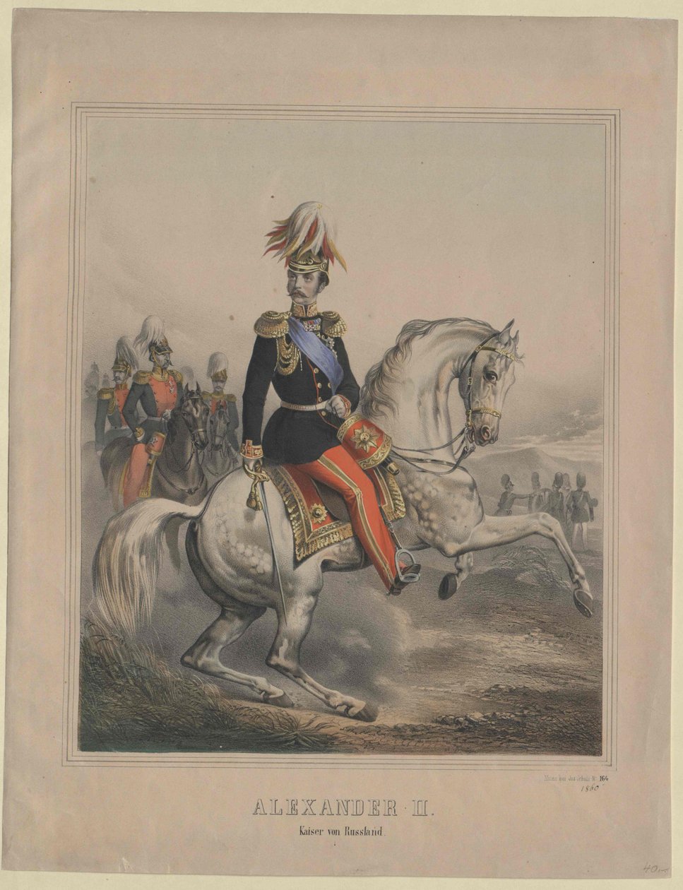 Imperador da Rússia Alexandre II de Artist Unknown