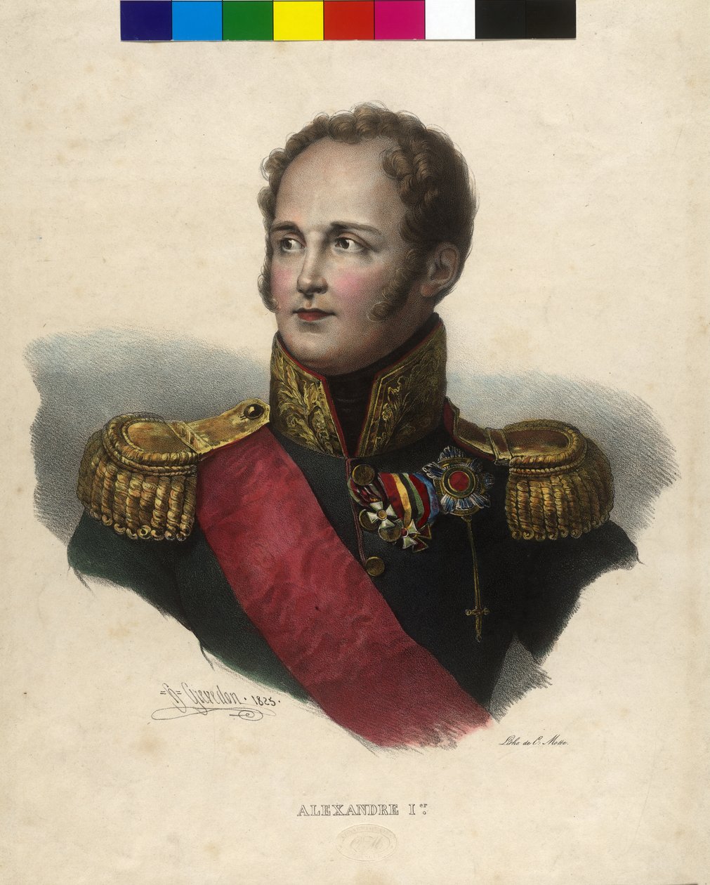 Imperador da Rússia Alexandre I de Artist Unknown