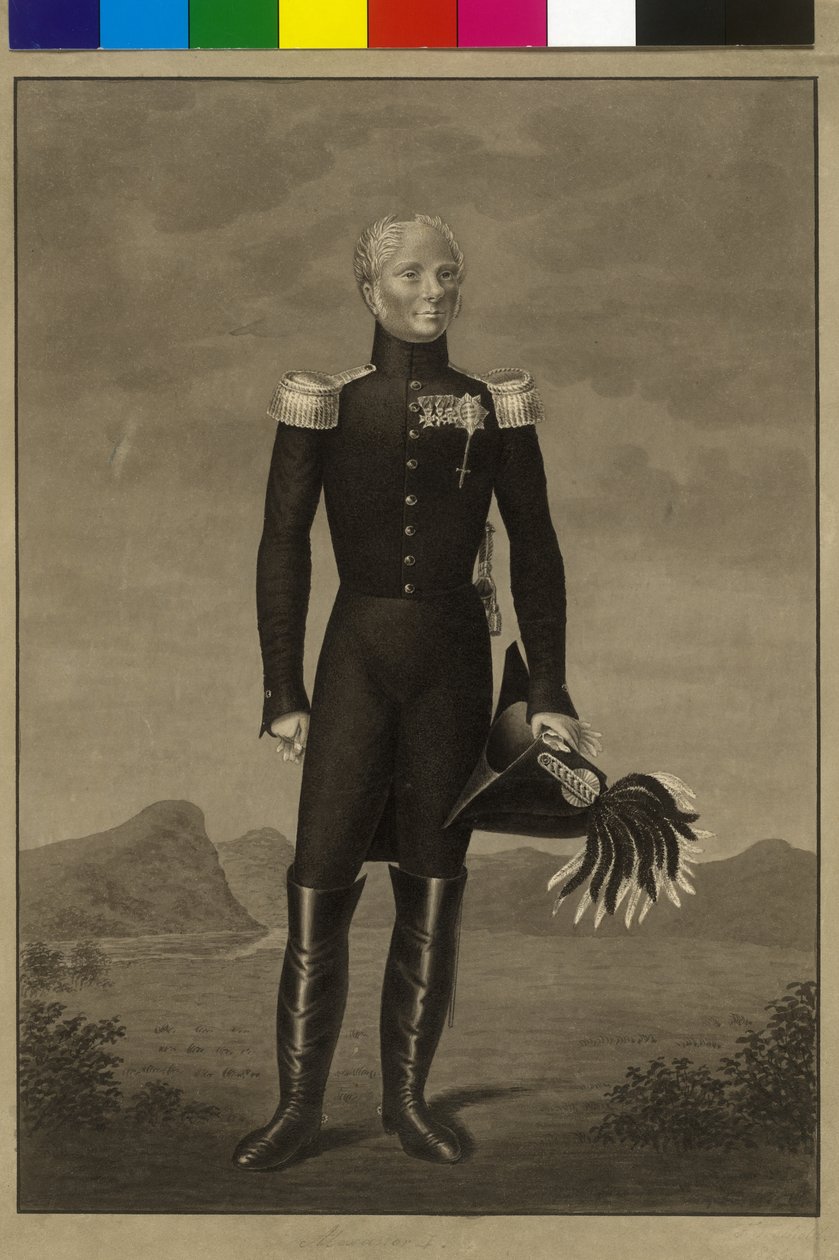 Imperador da Rússia Alexandre I de Artist Unknown