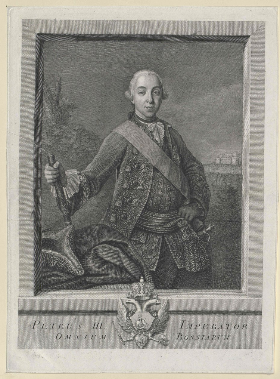 Imperador da Rússia Pedro III de Artist Unknown
