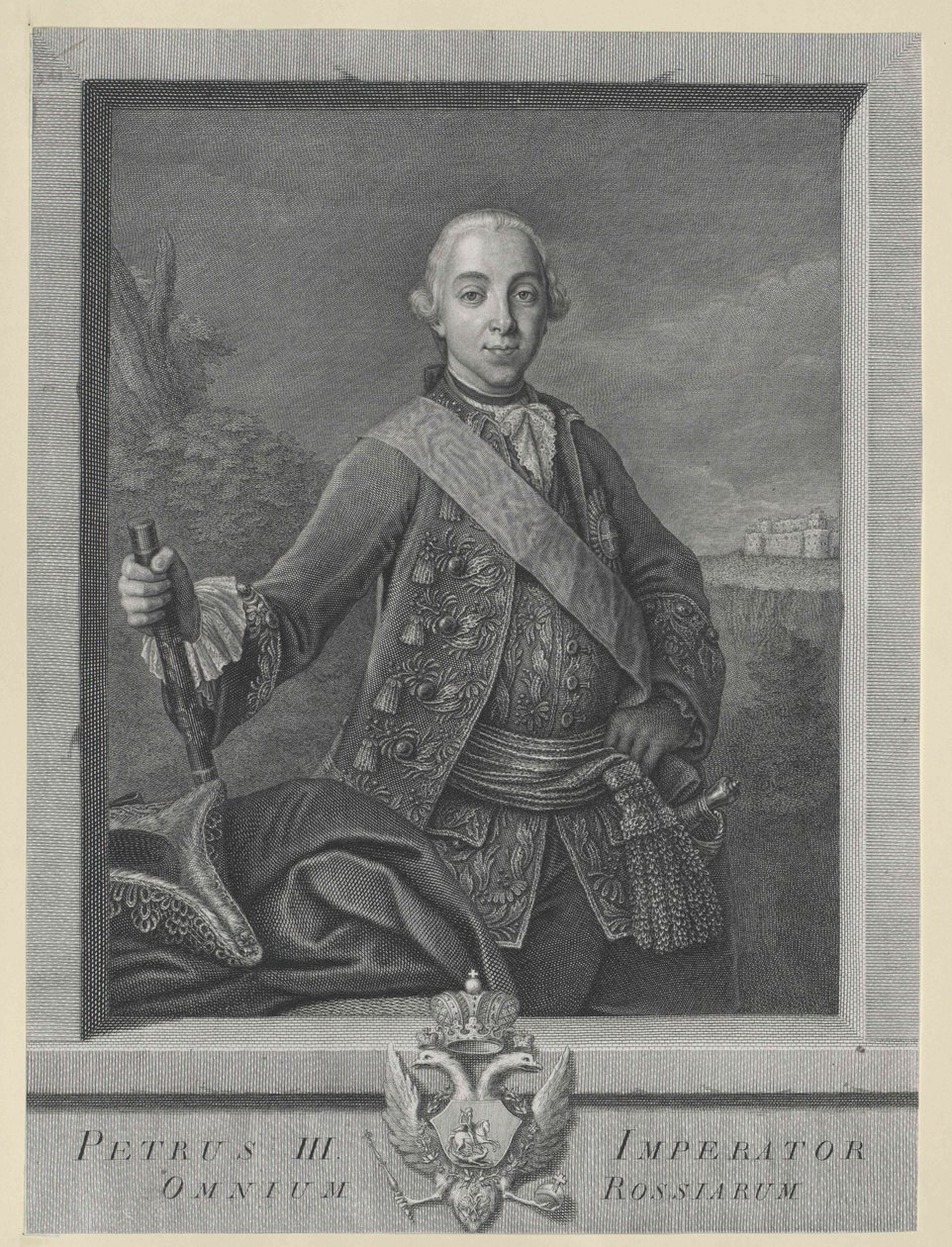 Imperador da Rússia Pedro III de Artist Unknown