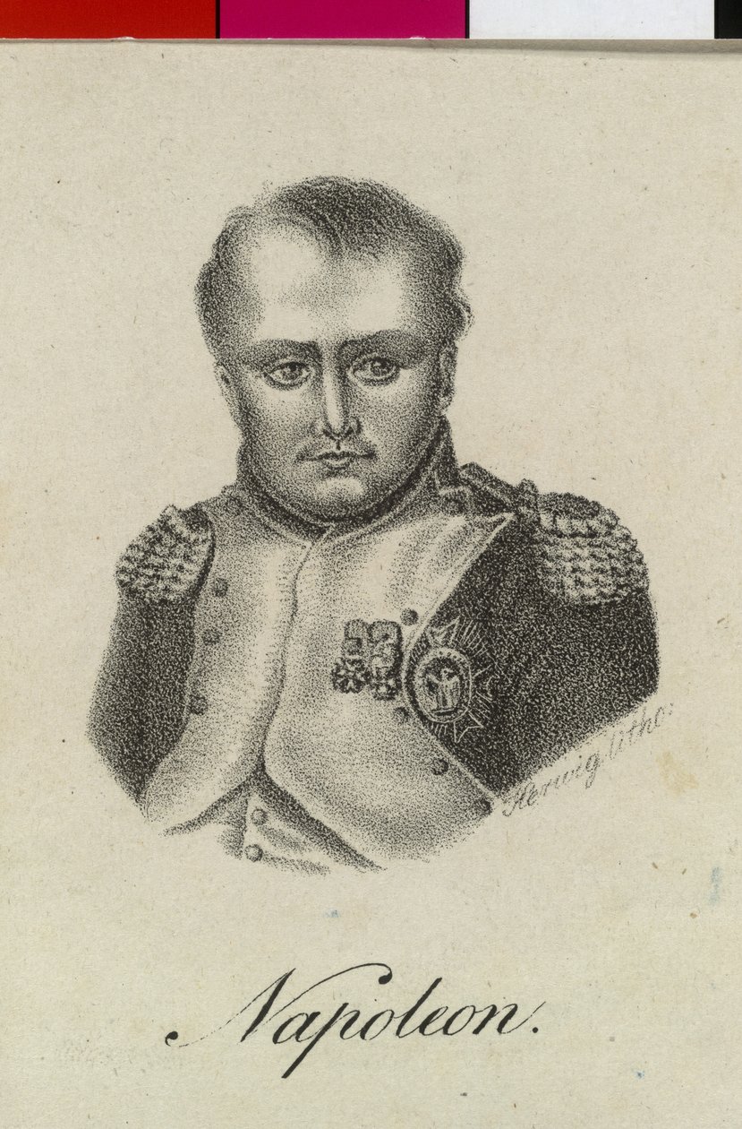 Imperador dos franceses Napoleão I Bonaparte de Artist Unknown