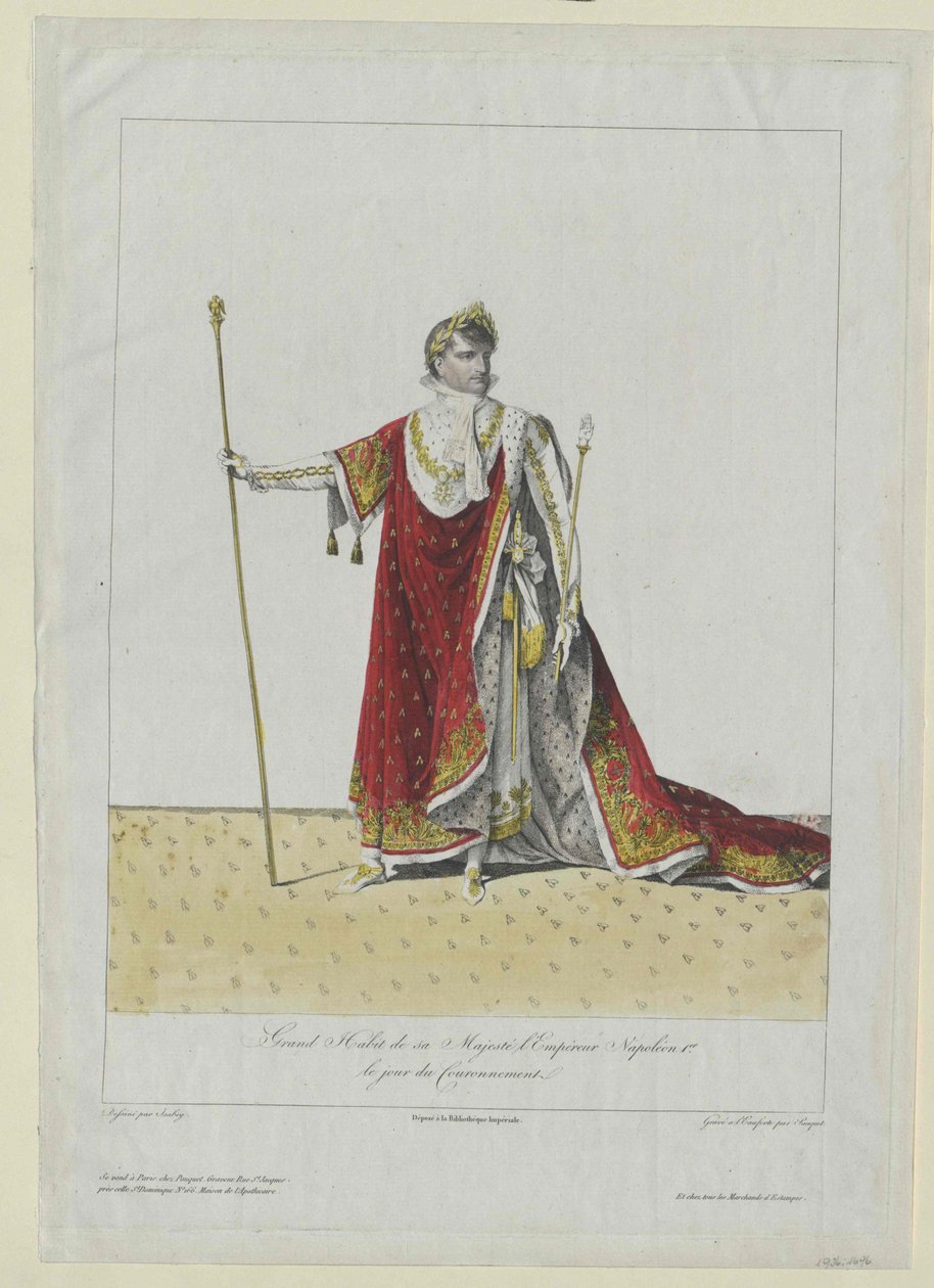 Imperador dos franceses Napoleão I Bonaparte de Artist Unknown
