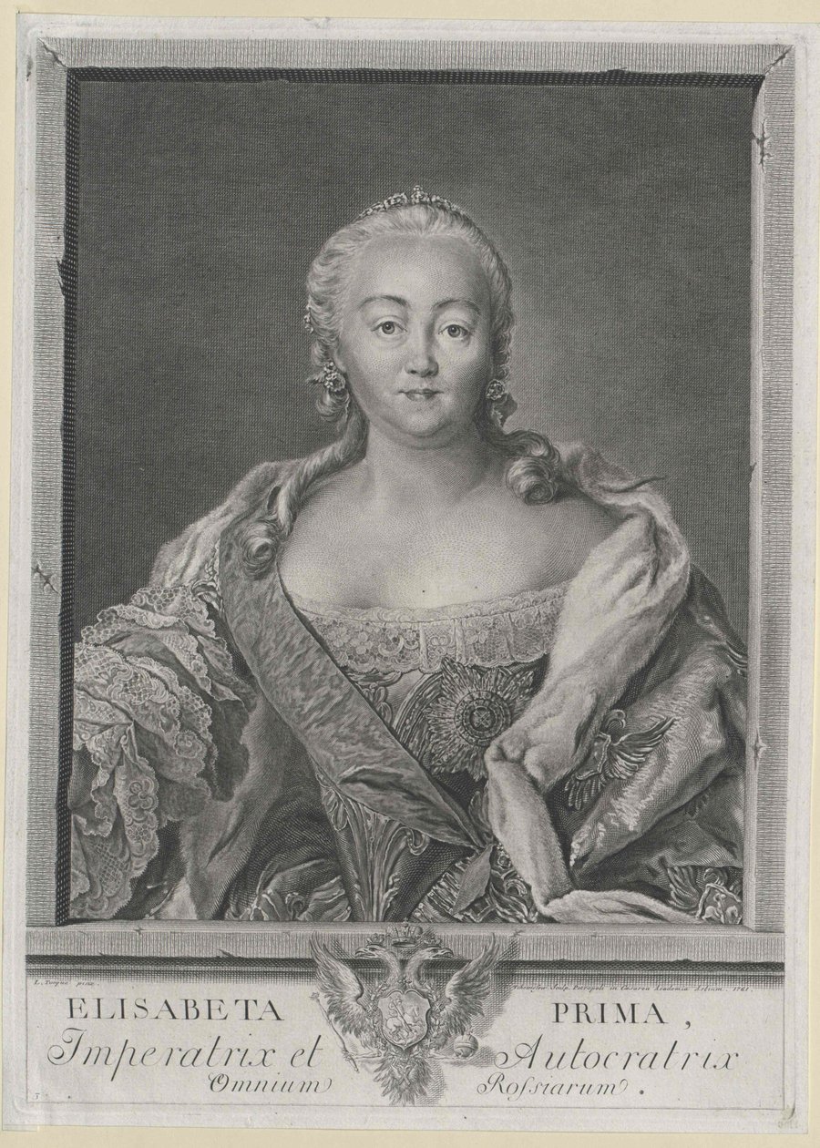 Imperatriz da Rússia Elisabeth de Artist Unknown