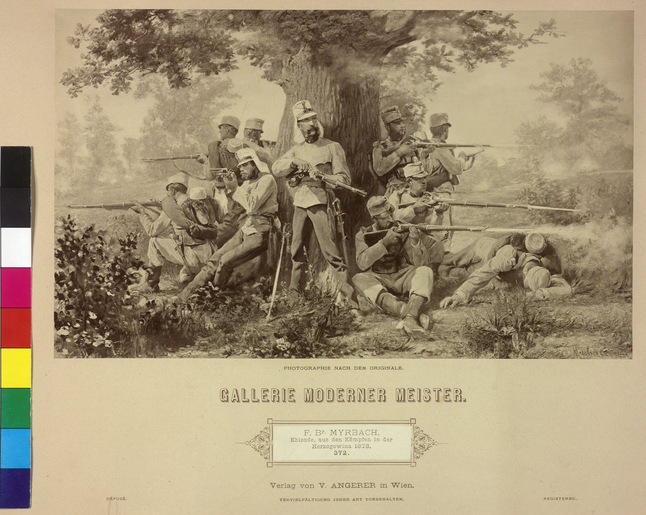 Episódio dos combates na Hercegovina 1878 de Artist Unknown
