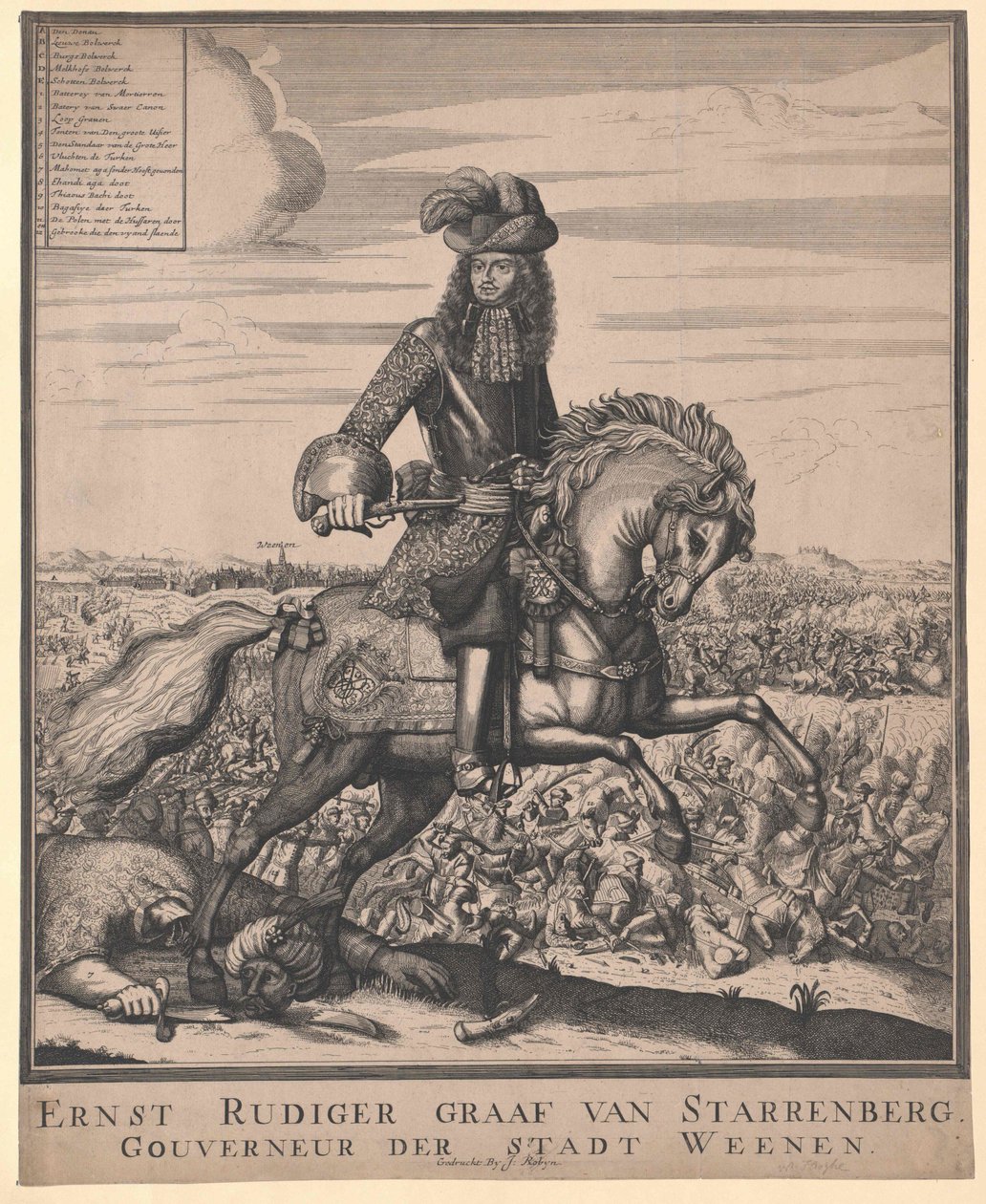 Ernst Roger conde Starhemberg de Artist Unknown