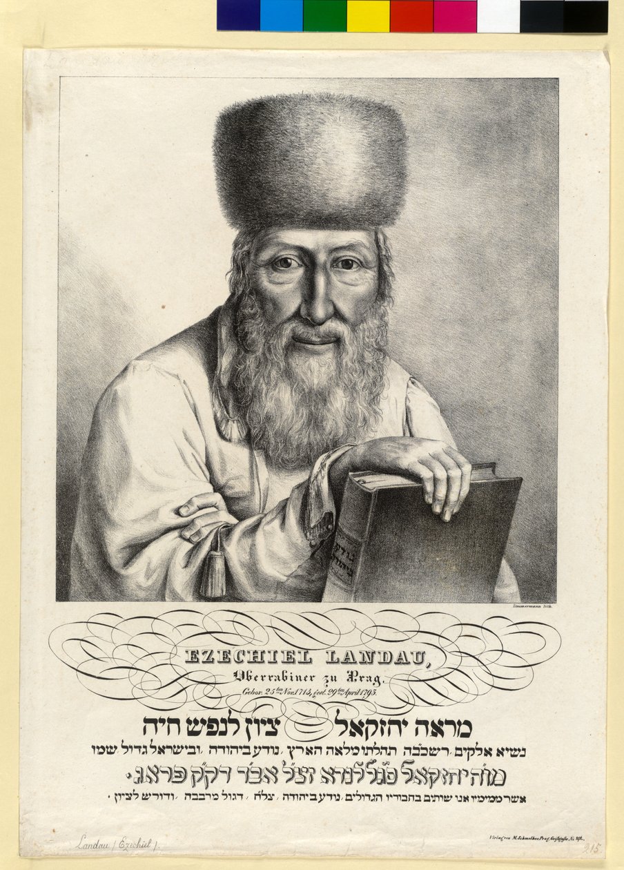 Ezequiel Landau (impressão) de Artist Unknown