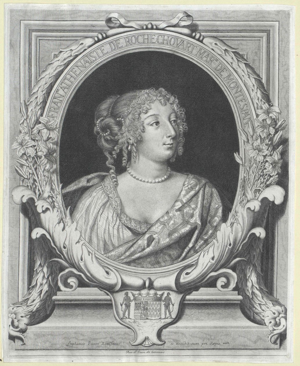 Marquesa de Montespan (gravura) de Artist Unknown