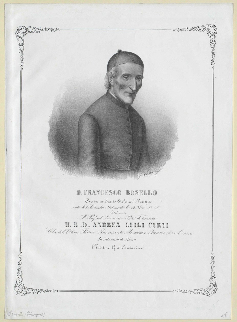 Francesco Bosello (impressão) de Artist Unknown