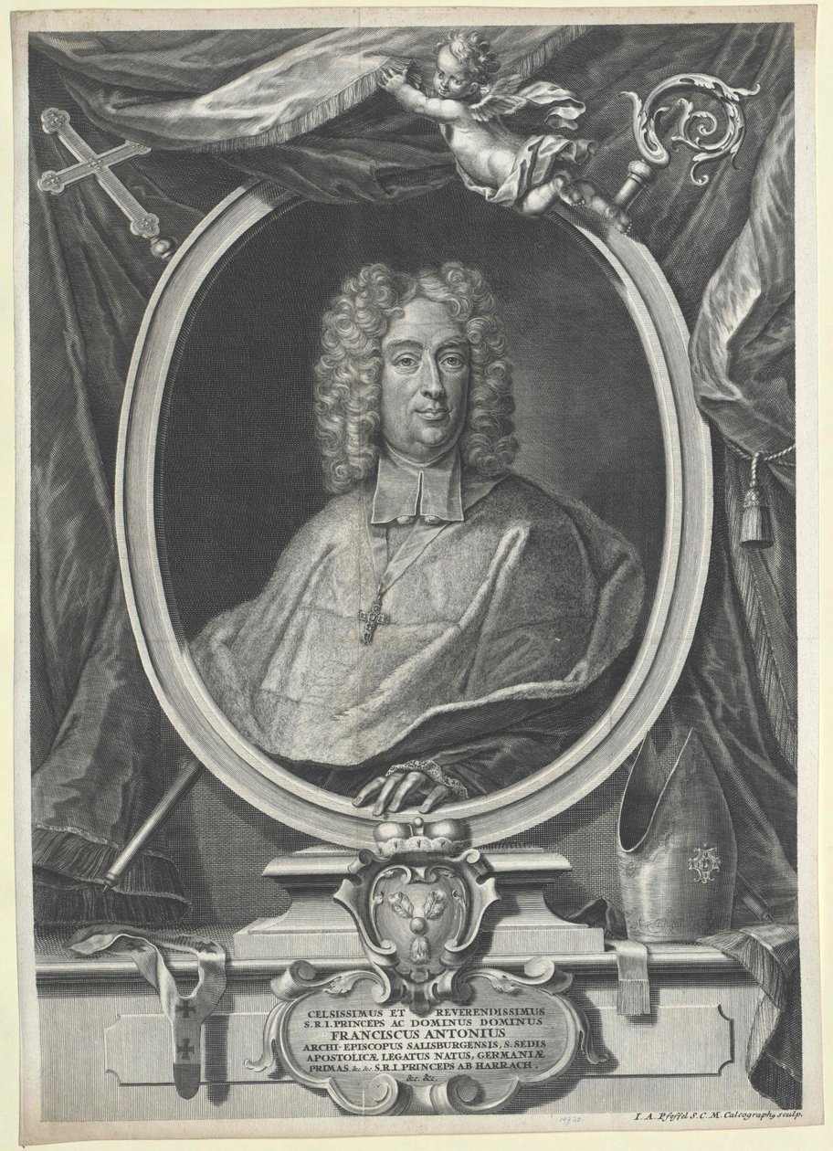 Franz Anton count Harrach de Artist Unknown