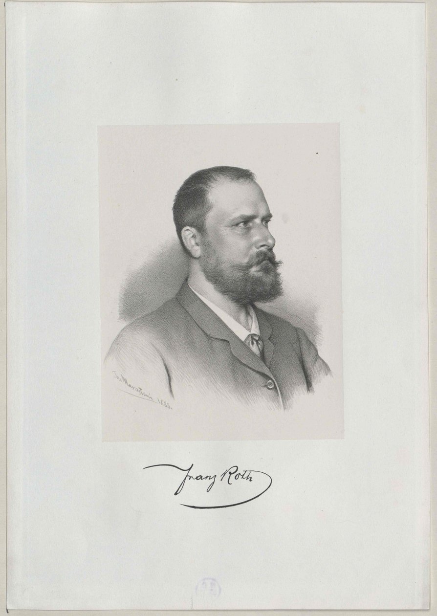 Franz Roth (impressão) de Artist Unknown
