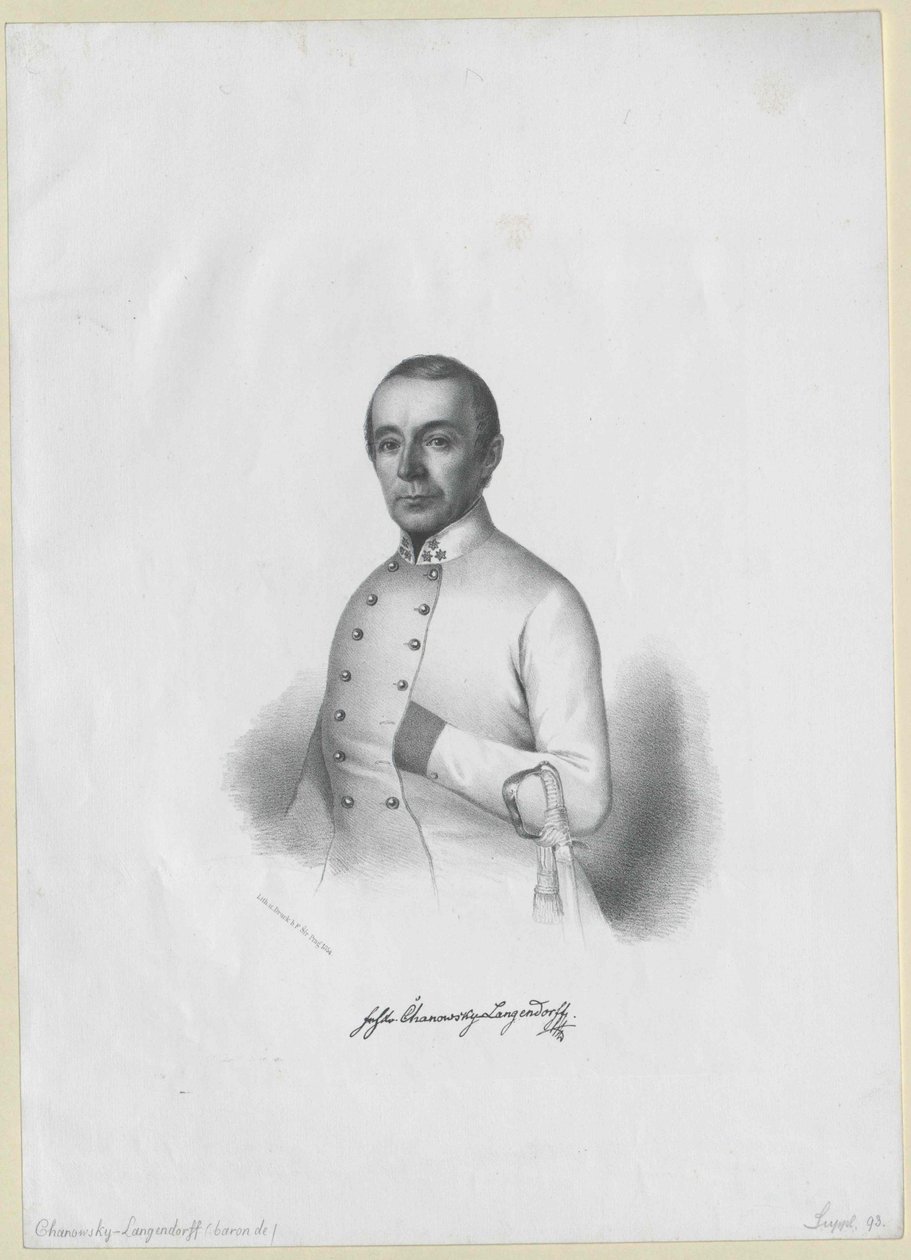 Franz Xavier barão de Chanowsky-Langendorff de Artist Unknown