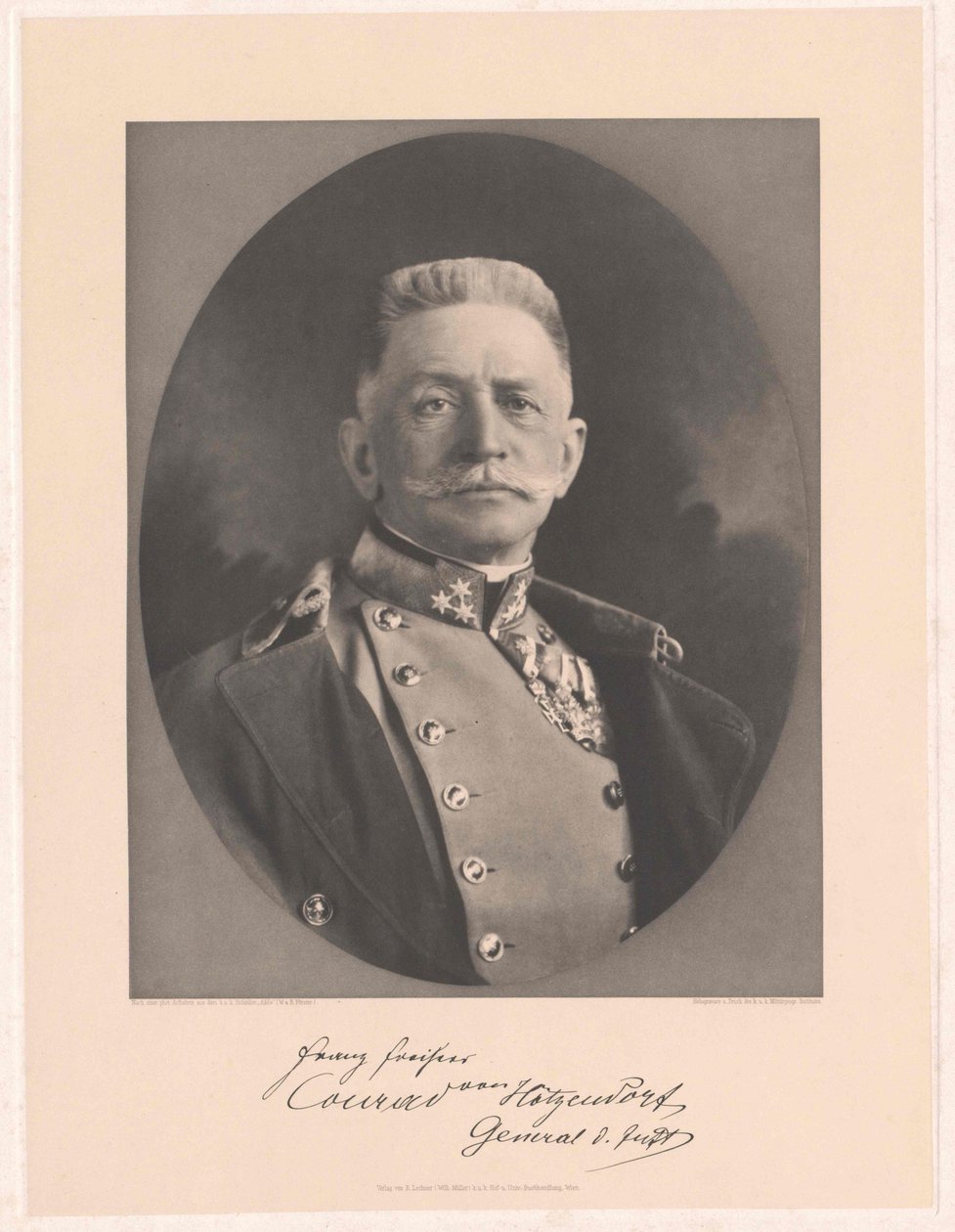 Franz count Conrad von Hoetzendorf (impressão) de Artist Unknown