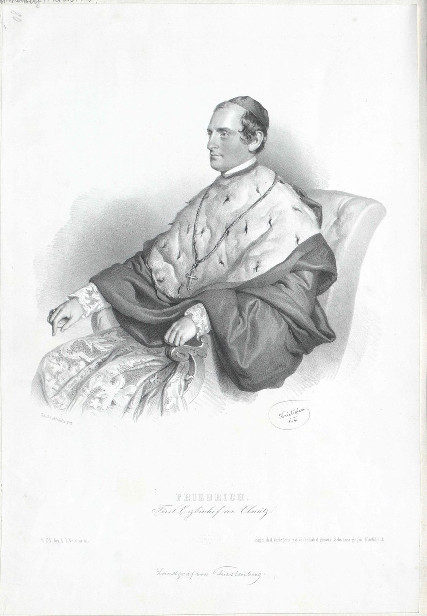 Frederick Egon Landgrave Fuerstenberg de Artist Unknown