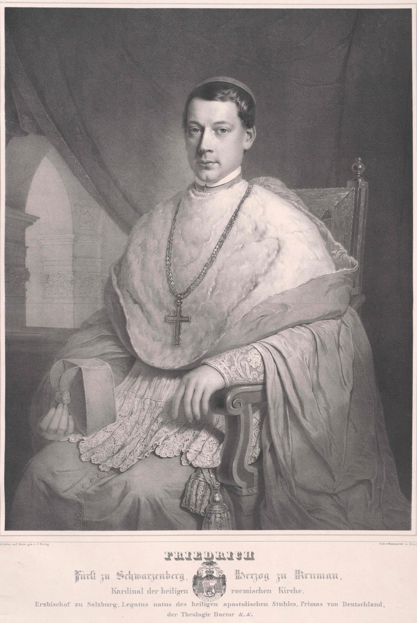 Frederick count Schwarzenberg-Krumau de Artist Unknown