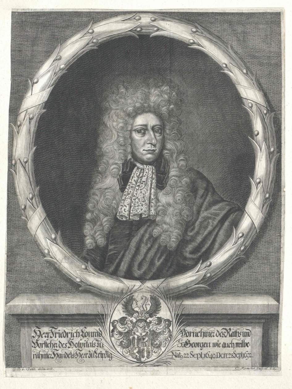 Friedrich Conrad (impressão) de Artist Unknown