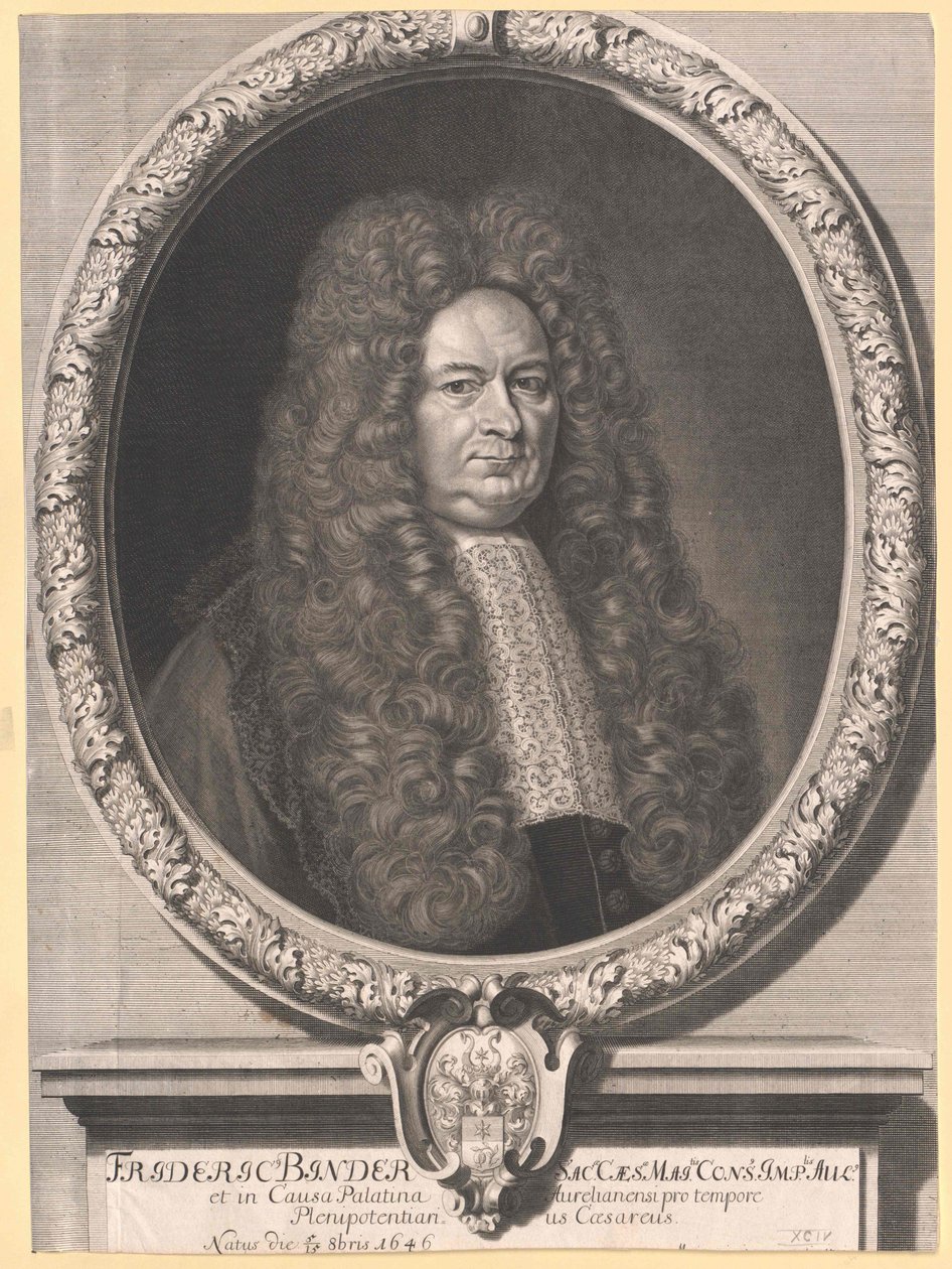 Friedrich von Binder (impressão) de Artist Unknown