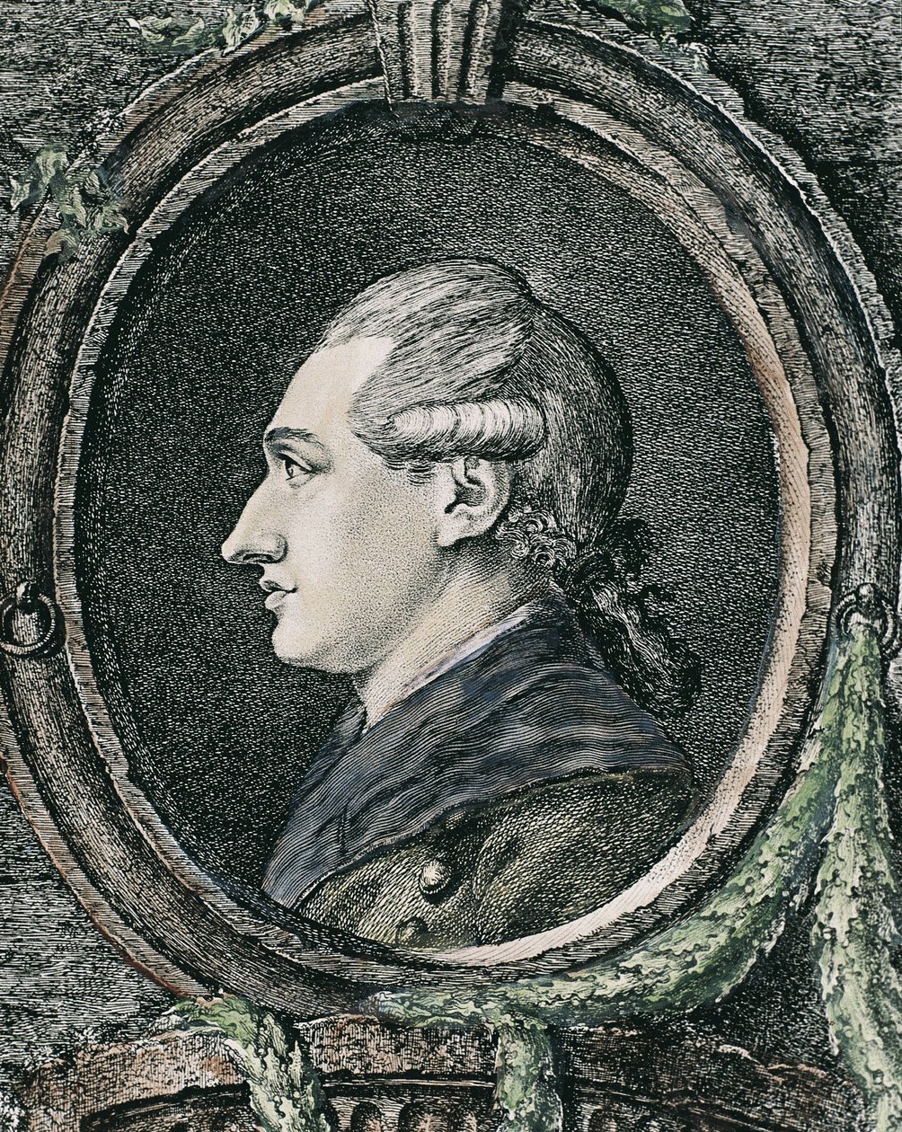 GOETHE, Johann Wolfgang von (1749-1832). Humanista e escritor alemão. Gravura. de Artist Unknown