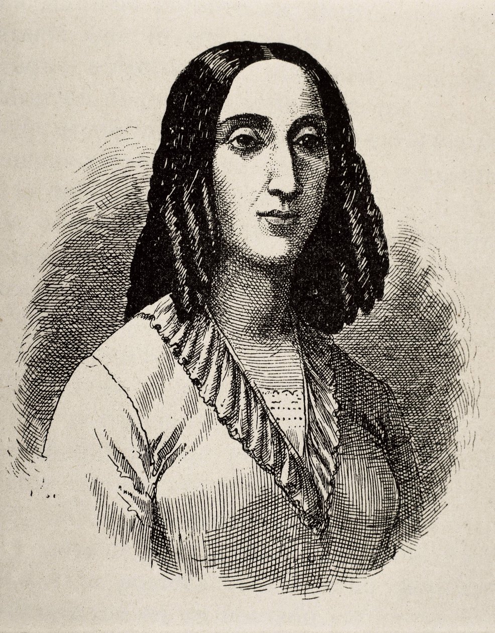 GORRITI, Juana Manuela (1818-1892), escritora argentina. Gravura. de Artist Unknown