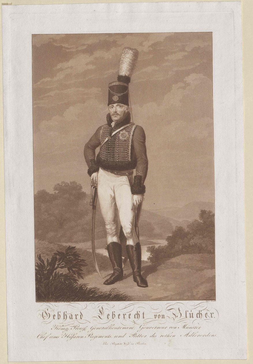 Gebhard Lebrecht Bluecher de Artist Unknown