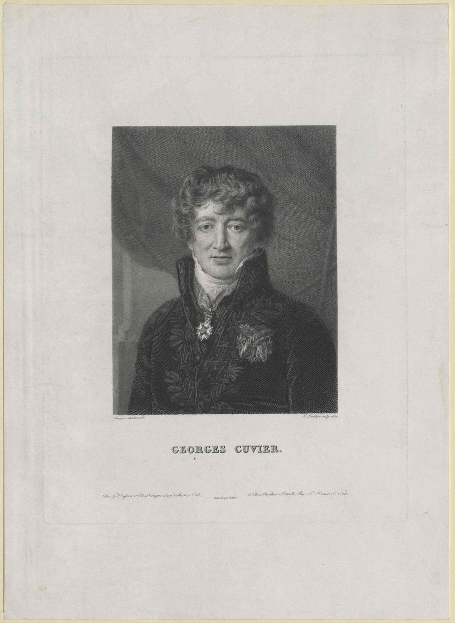 Georg Cuvier (impressão) de Artist Unknown