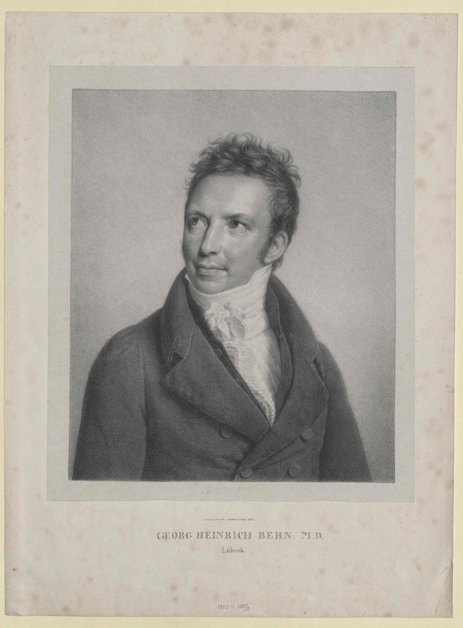 Georg Heinrich Behn (impressão) de Artist Unknown