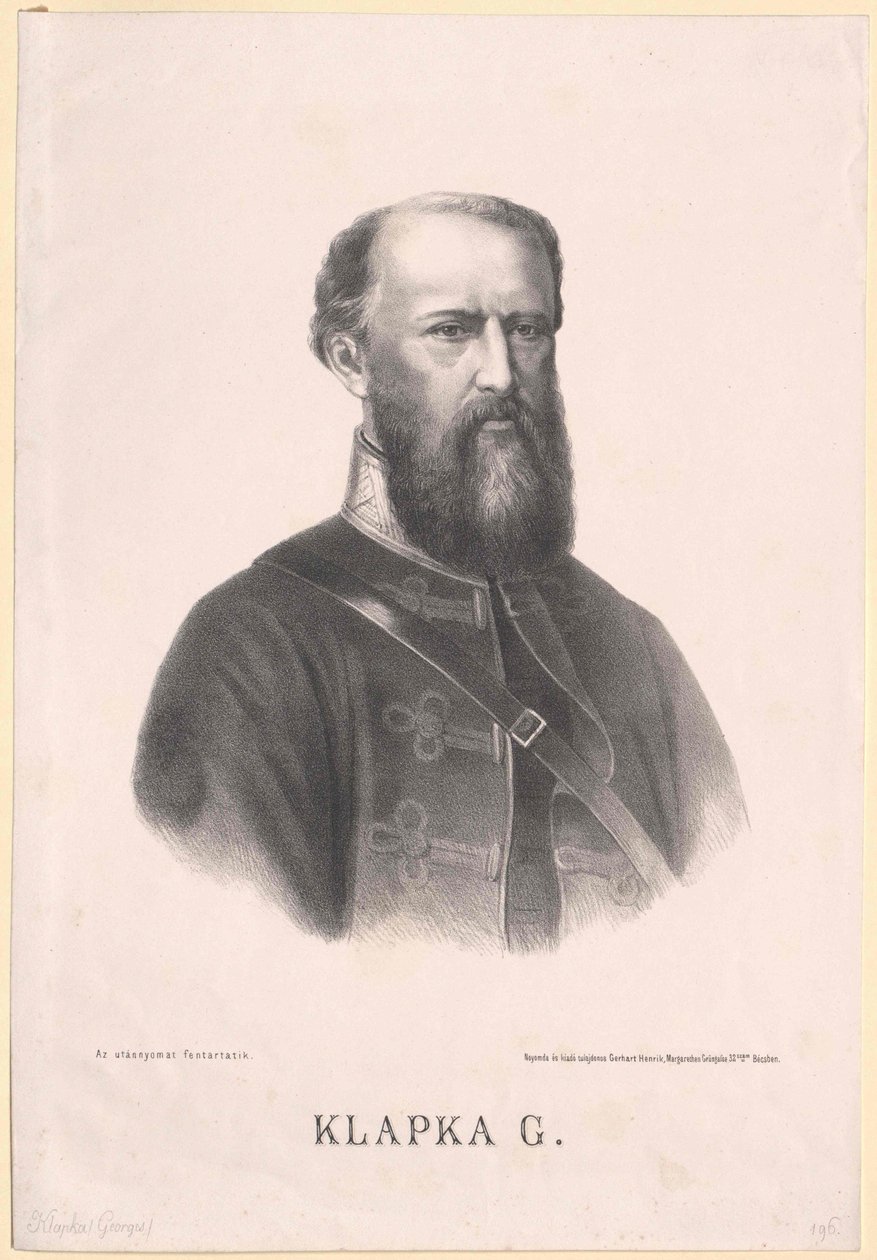 Georg Klapka de Artist Unknown