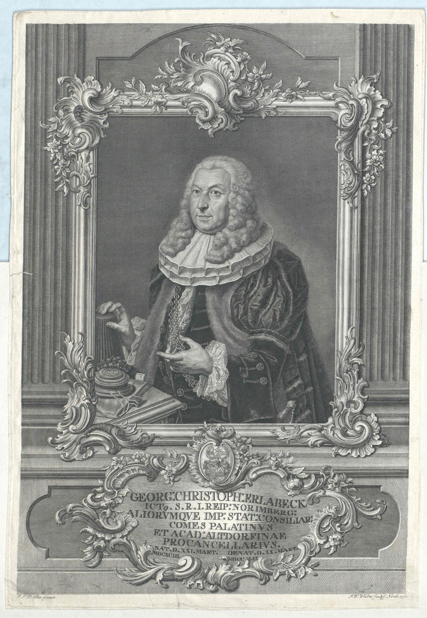 George Christoph Erlabeck de Artist Unknown