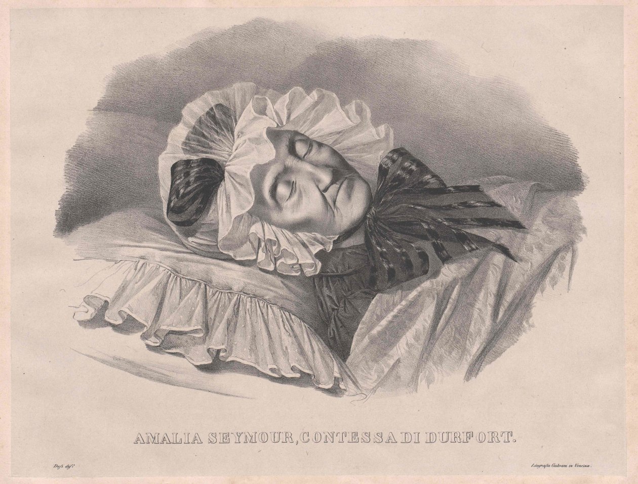 Georgiana Amalia Seymour (impressão) de Artist Unknown