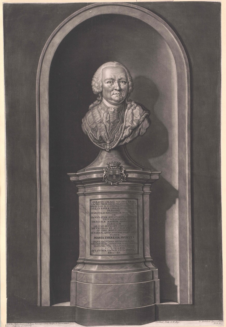 Gerard Baron van Swieten de Artist Unknown