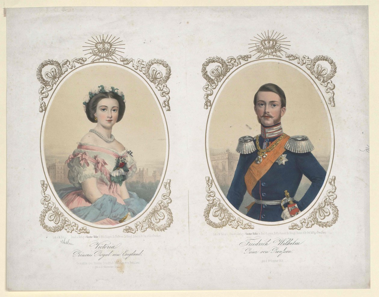 Imperador alemão e rei da Prússia Frederico III de Artist Unknown