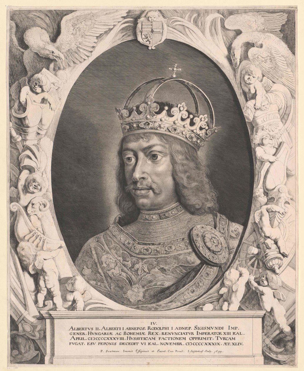 Rei alemão Alberto II (gravura) de Artist Unknown