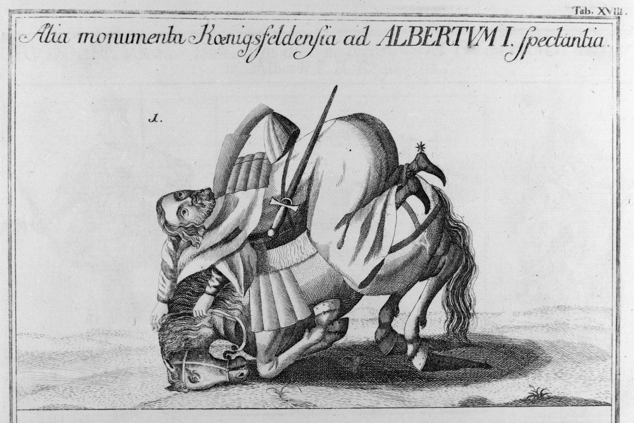 O rei alemão Albrecht I de Artist Unknown