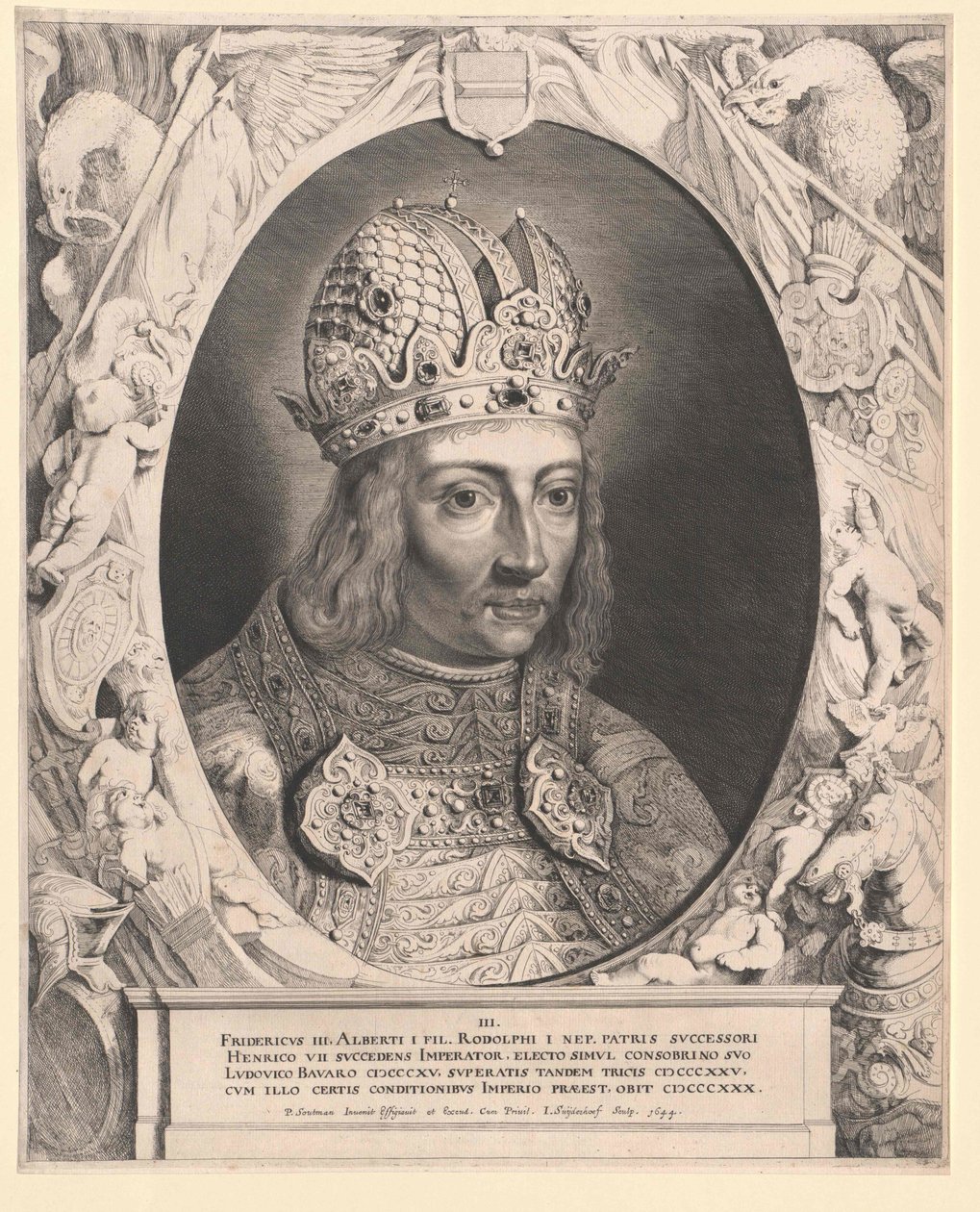 O rei alemão Frederico III da beleza de Artist Unknown
