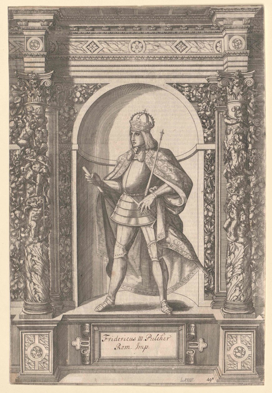 Rei alemão Frederico, o Belo de Artist Unknown