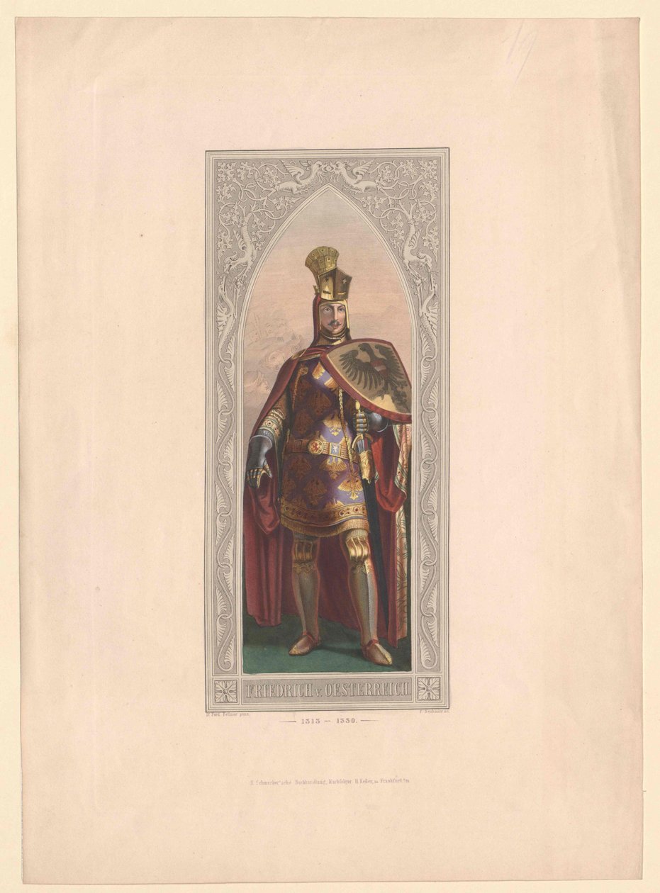 Rei alemão Frederico, o Belo de Artist Unknown