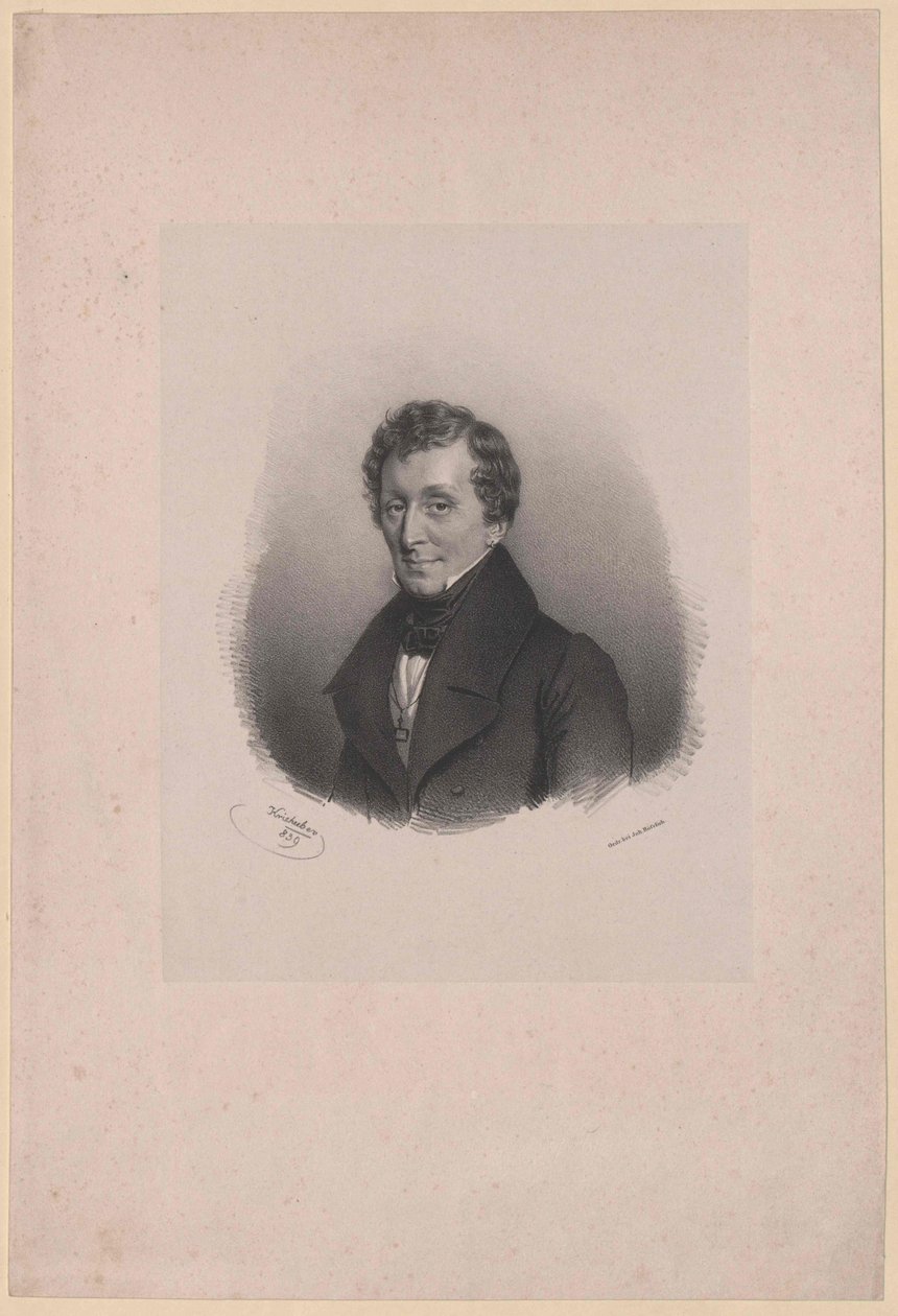 Giacomo Meyerbeer (impressão) de Artist Unknown