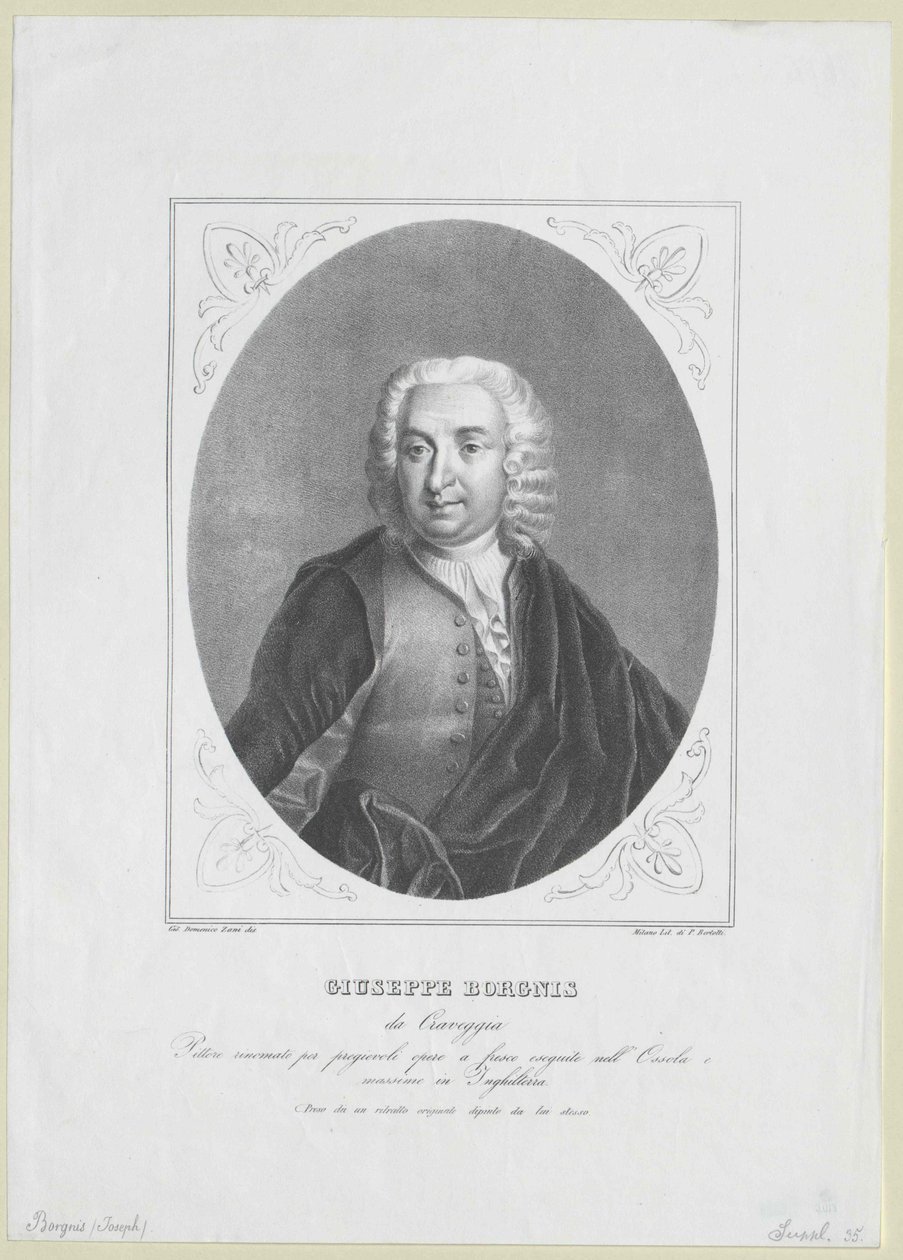 Giuseppe Borgnis de Artist Unknown