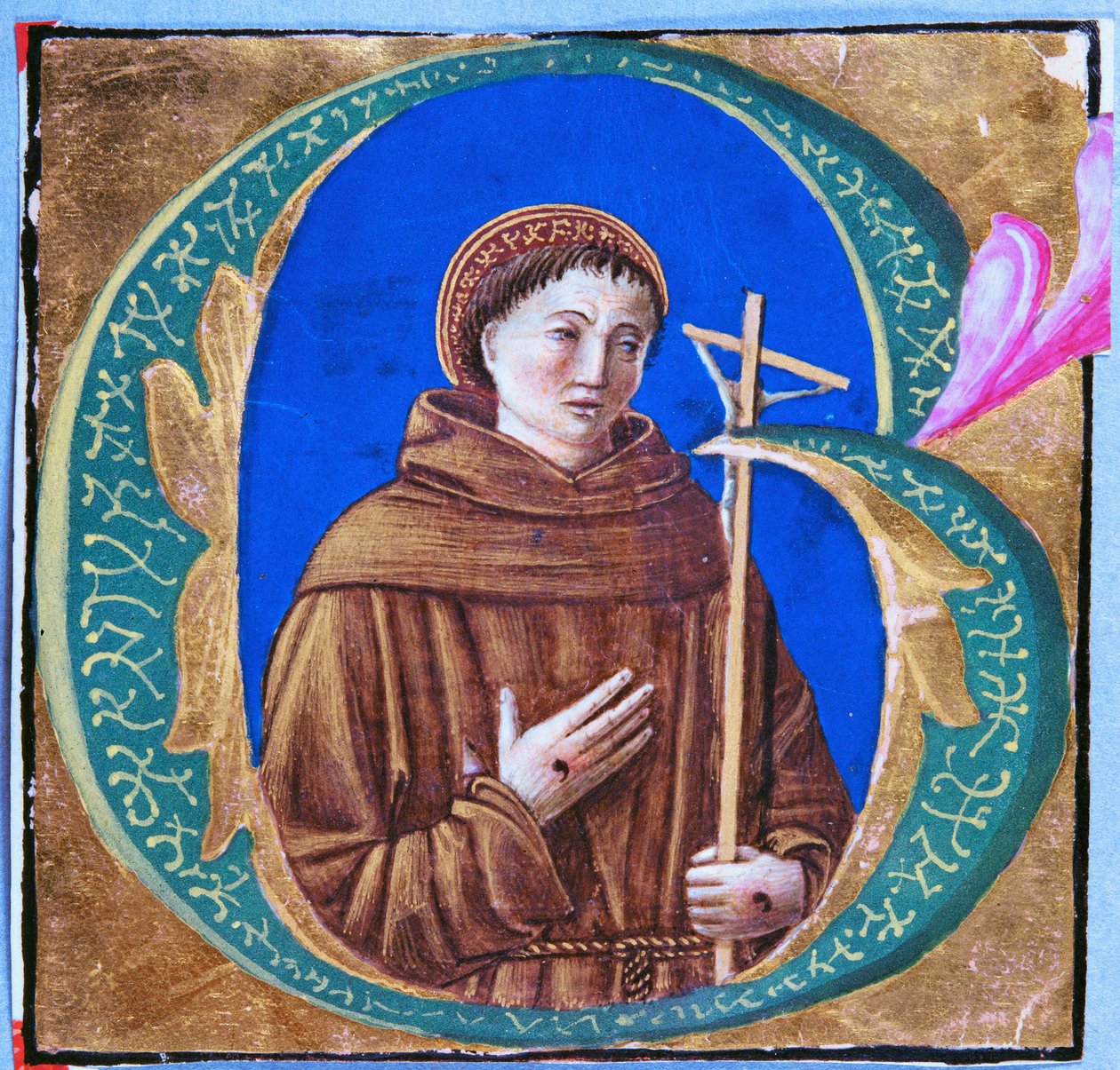 Gradual em nota 11, partitura para música a cantar nos degraus do altar, depois da epístola (pergaminho) de Artist Unknown