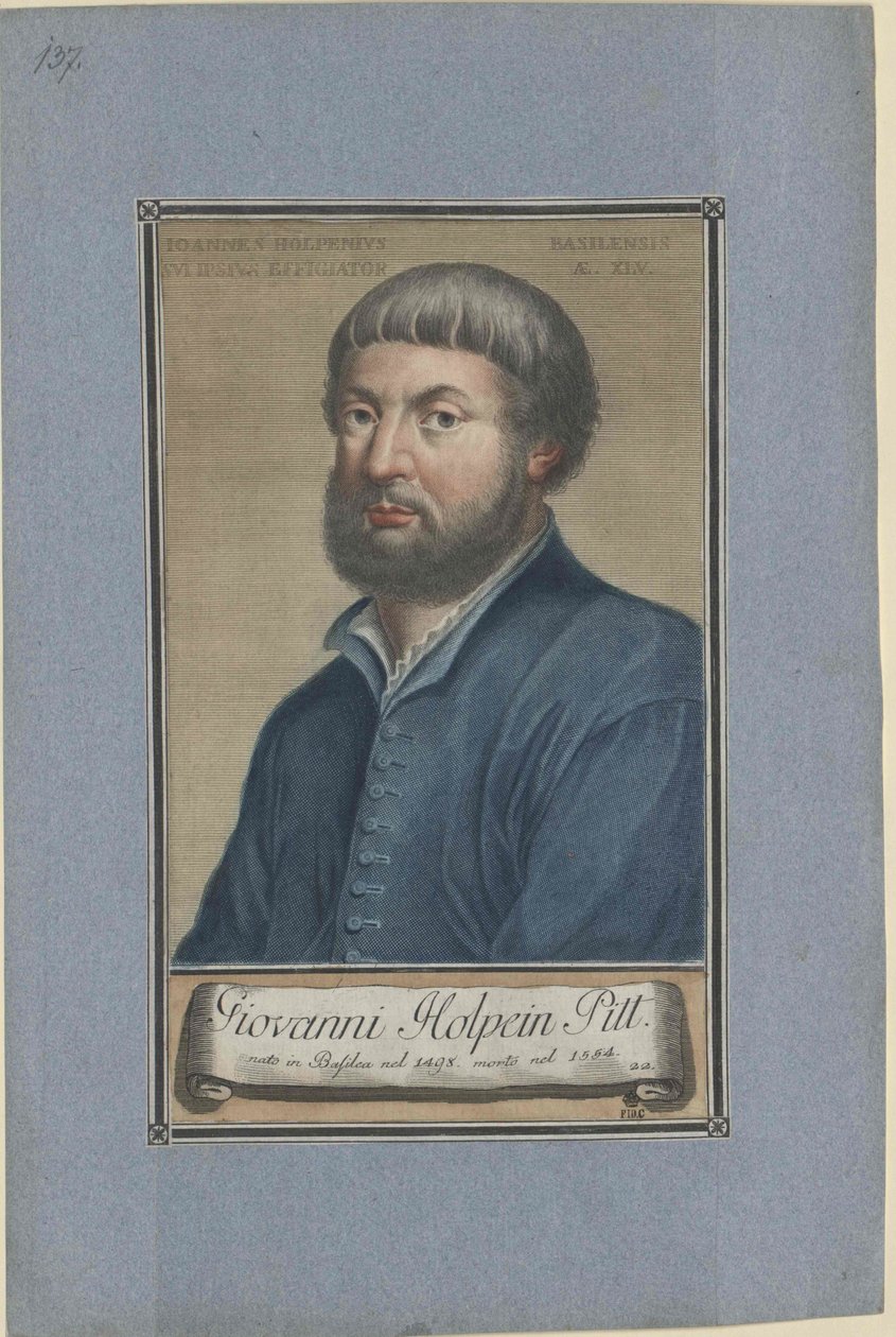 Hans Holbein (impressão) de Artist Unknown