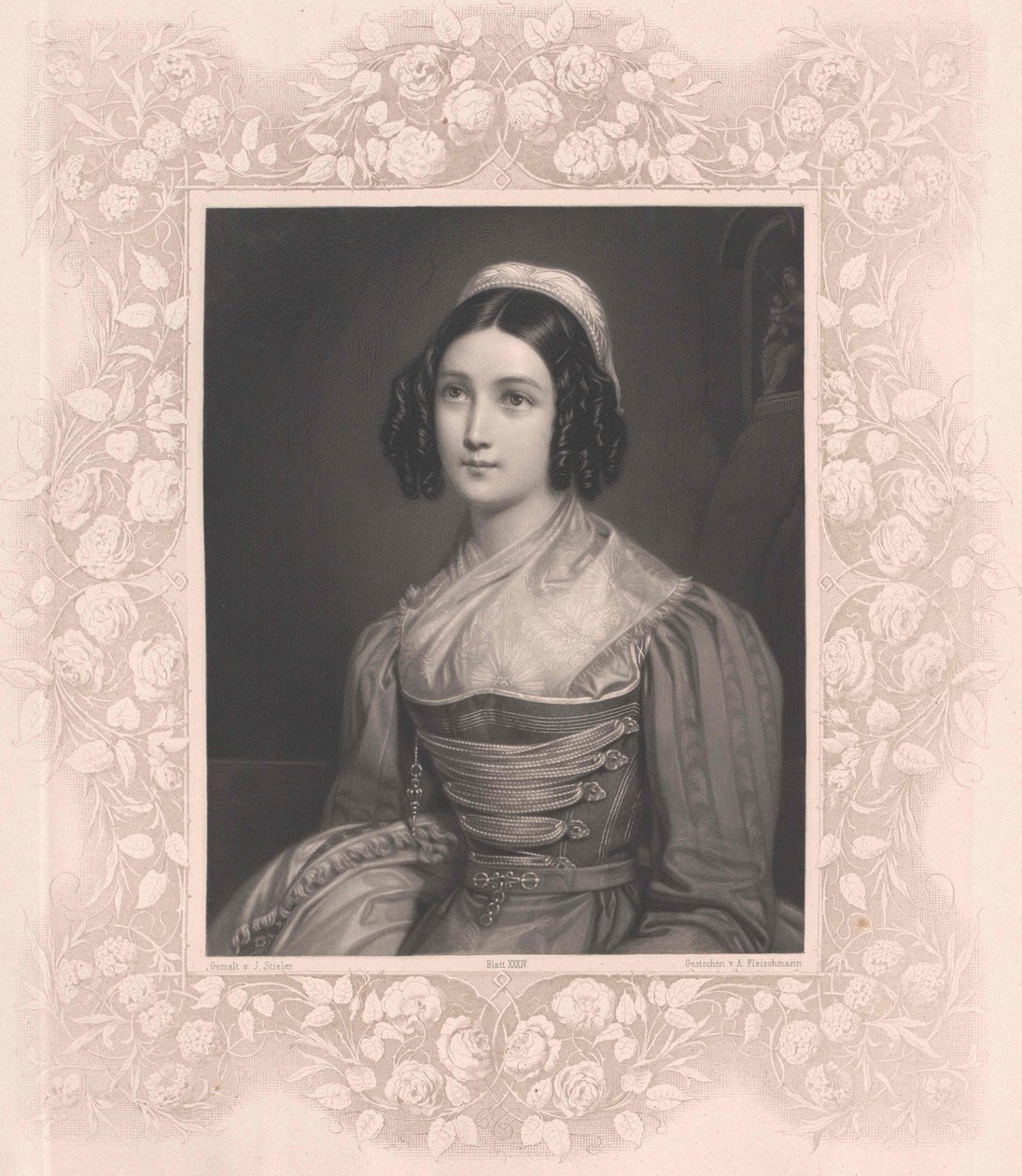 Helen Sedelmayer (impressão) de Artist Unknown
