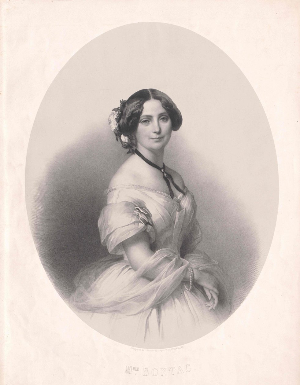 Henriette Gertrude Walpurgis Sontag de Artist Unknown