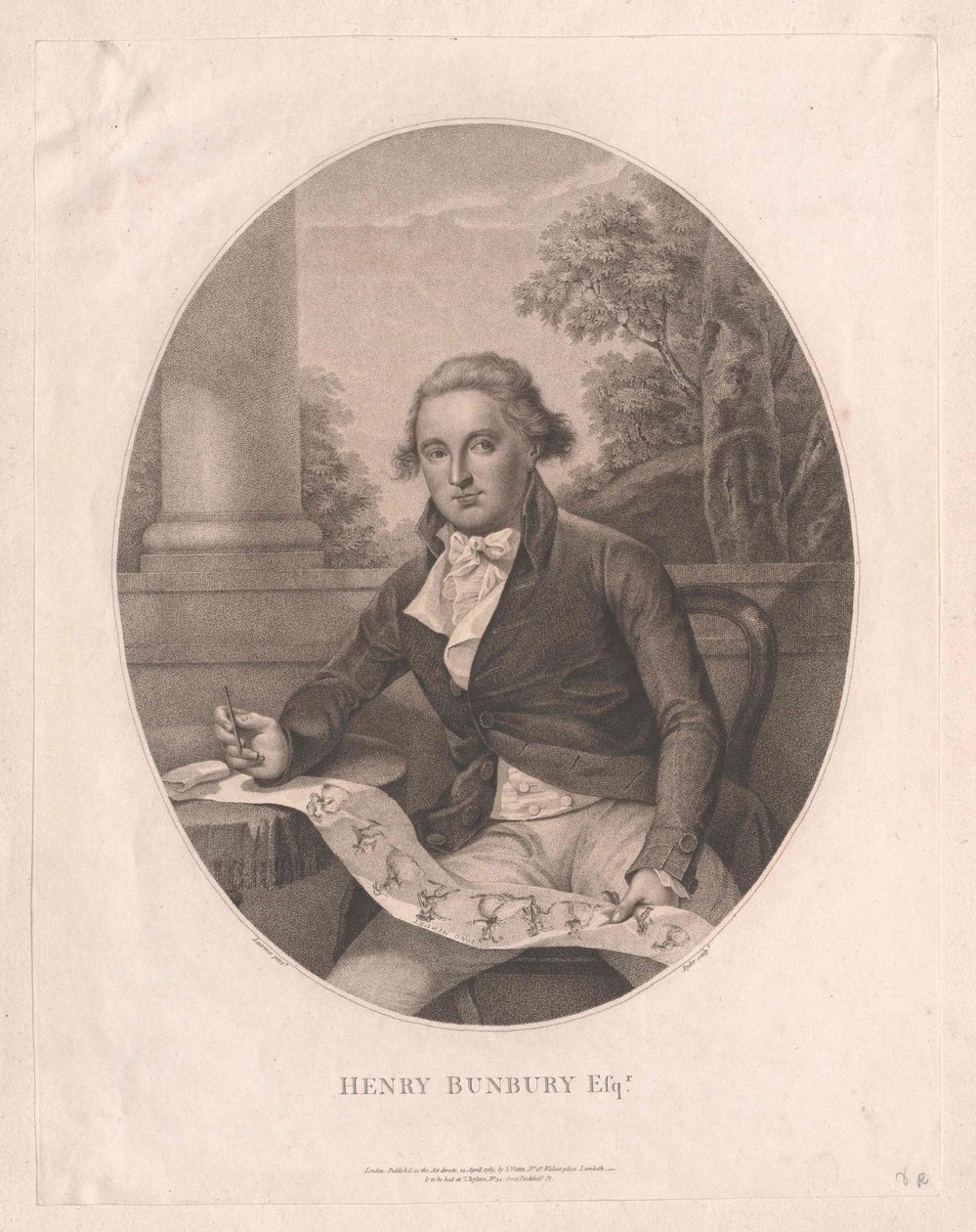 Henry William Bunbury de Artist Unknown
