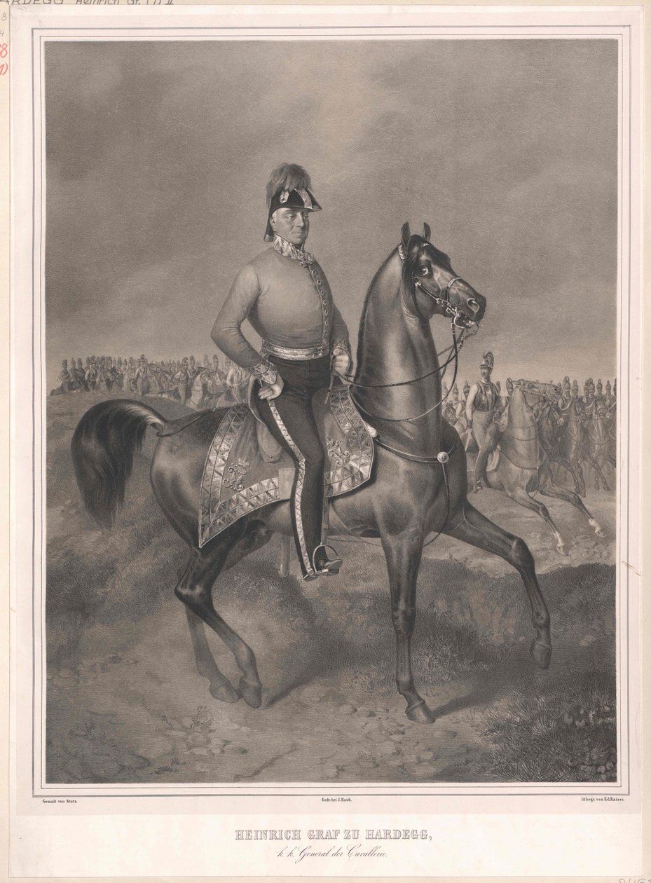 Henry count Hardegg de Artist Unknown