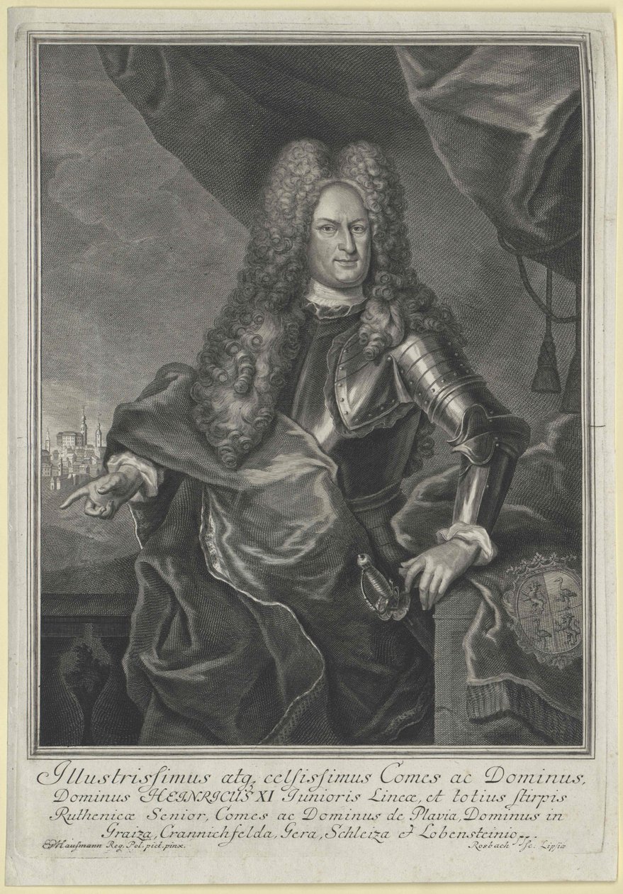 Henrique conta Reuss a Schleiz de Artist Unknown