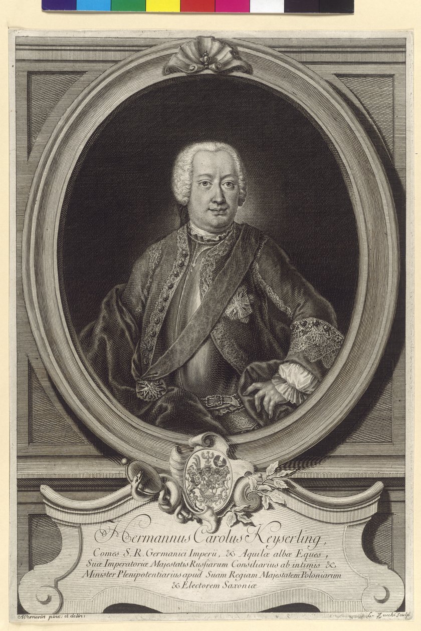 Hermann Karl count Keyserlingk de Artist Unknown