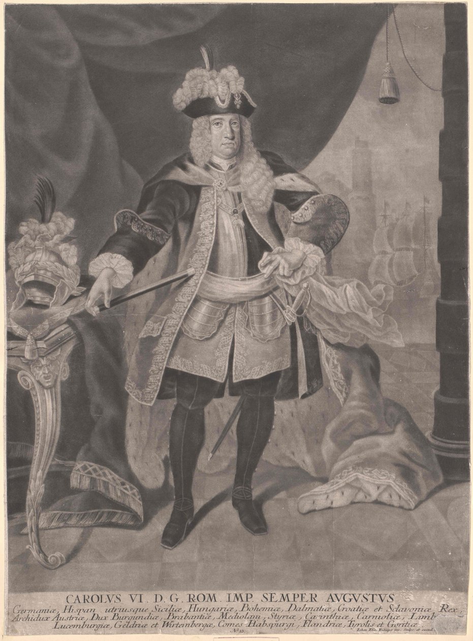 Sacro Imperador Romano Carlos VI de Artist Unknown