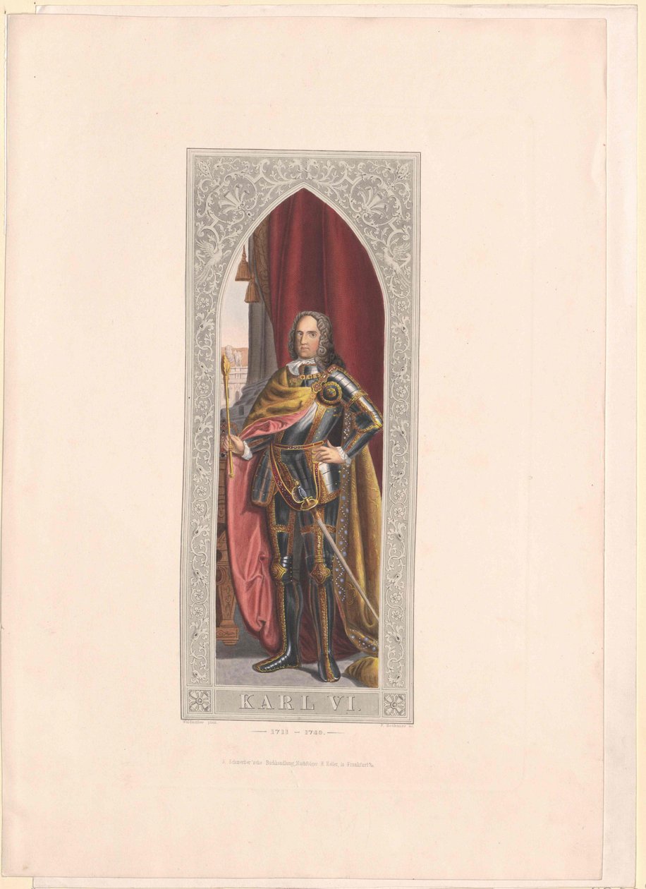 Sacro Imperador Romano Carlos VI de Artist Unknown